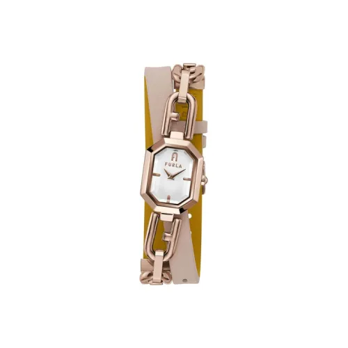 Furla Кварцевый механизм, женские часы, 22 мм, белый