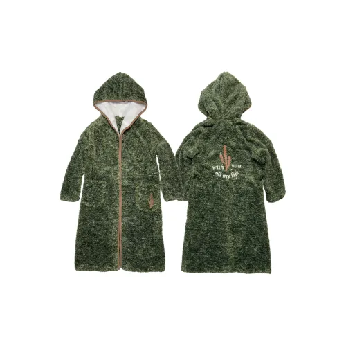 DAMOS·LOVE Армейский зеленый Женские Банные халаты