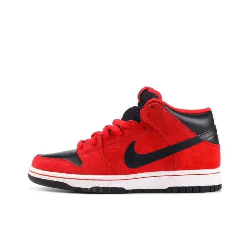 Nike Dunk Slip-Resistant MID Скейтборд Кроссовки Мужские Red