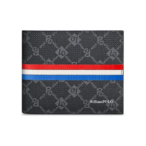 WilliamPOLO Printed PVC Cropped Wallet Men's