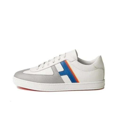 HERMES Boomerang Low Топ Скейтборд Кроссовки Мужские Белые