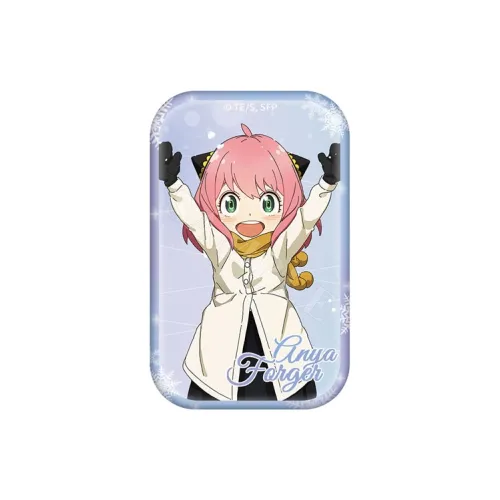 Xhdm Spy × Family Зимний Edition Anya Forger Длинный Shape Значки