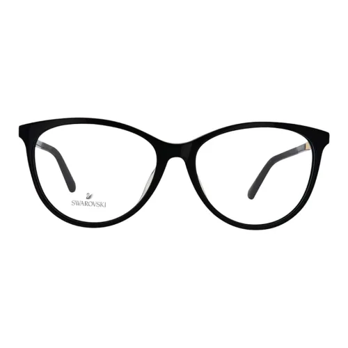 Swarovski Ацетат Оправа для очков "Кошачий глаз" Женская Черная