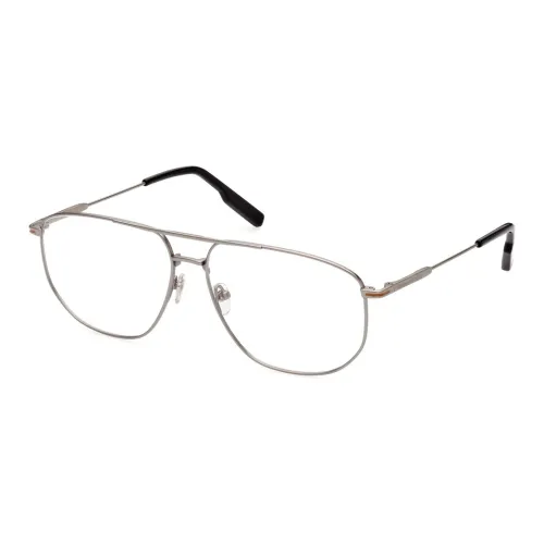 Zegna Титан Aviator Оправа для очков Мужская Серый
