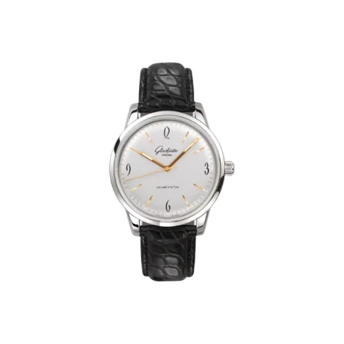 Glashütte Original Автоматический Механический Мужские Винтажные Часы 39 мм Серебряные