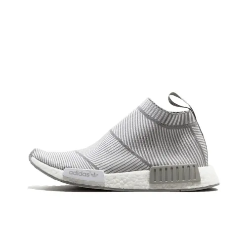 Adidas Originals NMD City Sock Белый GREY Non Slip Легкий MID Топ Casual Унисекс White Gray