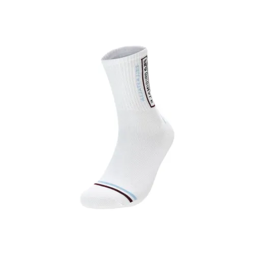 FILA 1 Pack Standard White Men's MID Shin Носки
