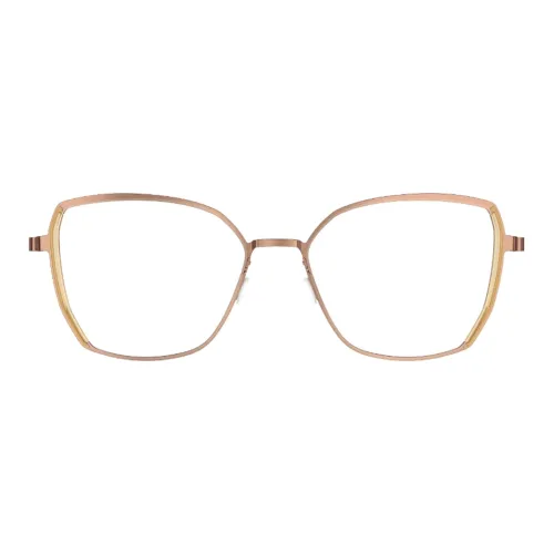 LINDBERG Бабочка Оправы для очков Унисекс Розовое золото