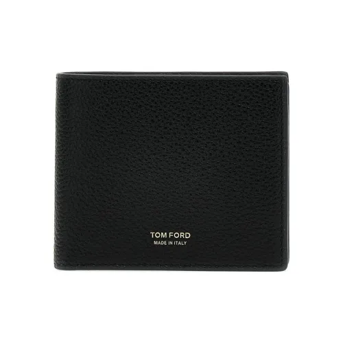 TOM FORD Кошелек из телячьей кожи мужской черный