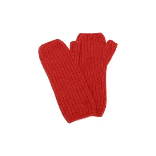 JOHNSTONS OF ELGIN Вязаные перчатки Женские Red