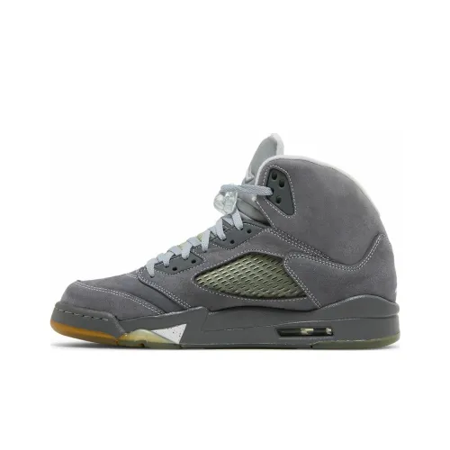 Jordan Air Jordan 5 Retro Wolf GREY MID Баскетбольные кроссовки Мужской Серый