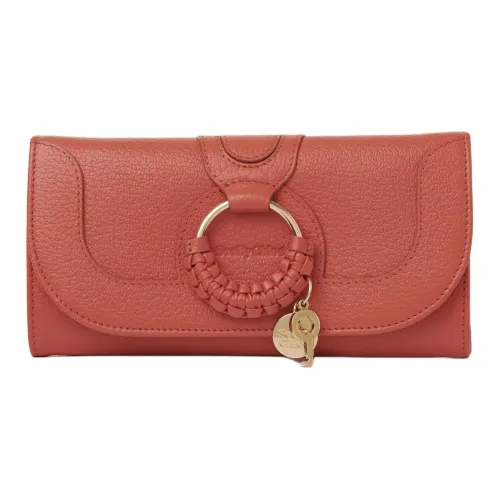 See By Chloe Hana Зернистая кожа коровы Кошелек Женские Gypsy Апельсин
