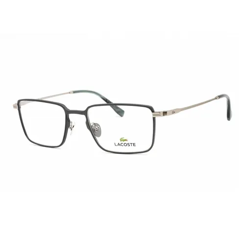 LACOSTE Алюминиевые квадратные оправы для очков унисекс черные