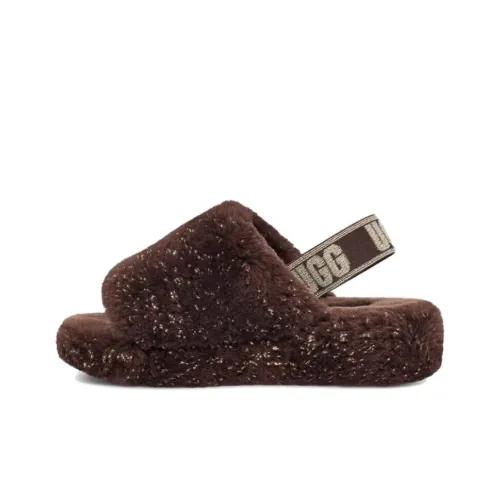 UGG FLUFF YEAH One Ремень Сандалии Коричневый Женские