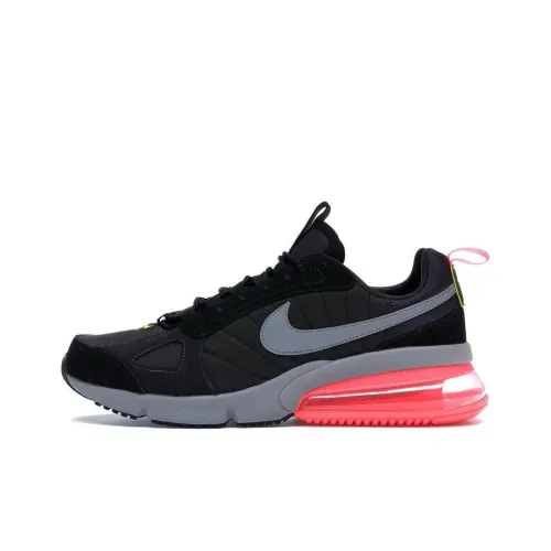 Nike Air Max 270 Амортизация Низкий Топ Беговые Кроссовки Мужские Черный Серый