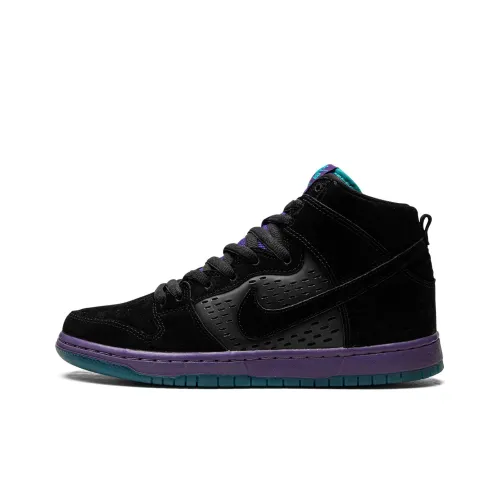 Nike Dunk SB High Топ Скейтборд Кроссовки Мужские Черные