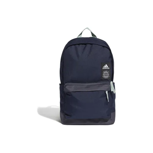Adidas Полиэстер Рюкзак Стандартный Унисекс Темно-синий