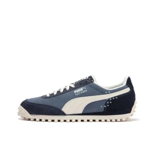 PUMA Fast Rider Повседневный Низкий Топ Белый Синий Унисекс