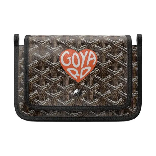 GOYARD Plumet Холст и Кожа Конверт Сумка Ручная Сумка Сумка через плечо Сумка на плечо Унисекс
