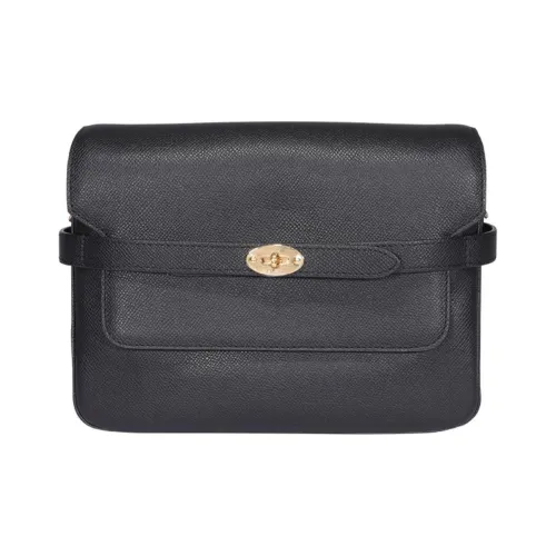 Mulberry Bayswater Коровья кожа Сумка через плечо Сумка на плечо Женская Черная