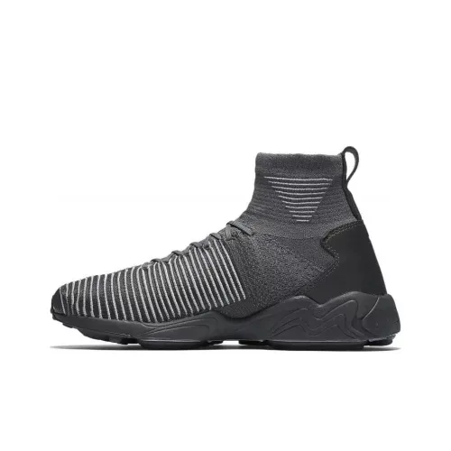 Nike Zoom Mercurial Flyknit Slip Resistant Abrasion Resistant Легкий Высокий Топ Casual Мужской Черный