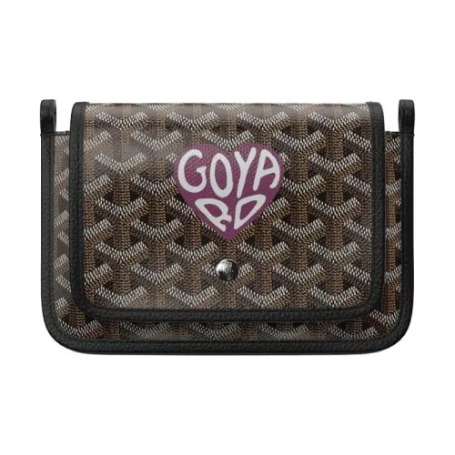 GOYARD Plumet Холст и Кожа Конверт Сумка Ручная Сумка Сумка через плечо Сумка на плечо Унисекс