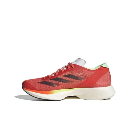 Adidas Adizero Takumi Sen 10 Амортизация Износостойкий Низкий Топ с Карбоновой Плитой Беговые Кроссовки Женские Красные