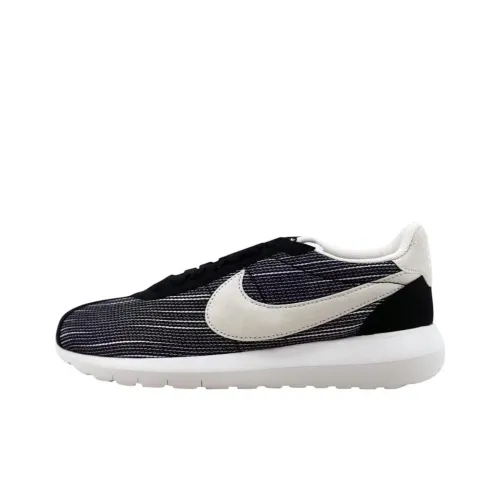 Nike Roshe LD Устойчивые к истиранию Низкие Беговые кроссовки Женские Черный Белый