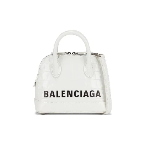 Balenciaga Ville Кожа Сумка через плечо Сумка Женская Белая