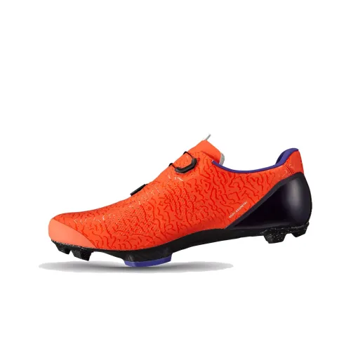 SPECIALIZED S Works Амортизация Износостойкие Низкие Кроссовки для Велоспорта Мужские Оранжевые