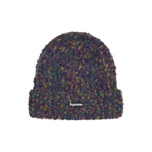 Supreme Акриловая смесь Beanies Унисекс Фиолетовый