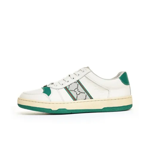 Wit Low Топ Скейтборд Кроссовки Мужские Бежево-Зеленые