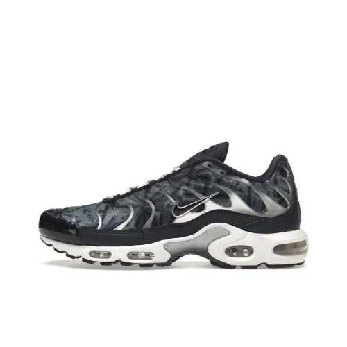 Nike Air Max Plus Устойчивый к истиранию Низкий Топ Повседневная Беговая Обувь Мужская Черная Серый