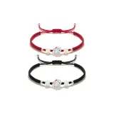 Благоприятный Серебряный Дракон - Красный + Черный