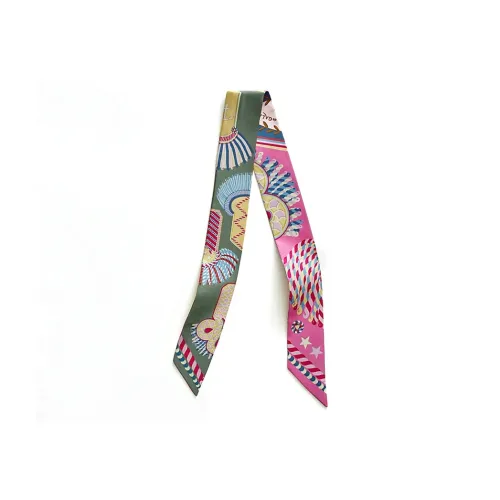 HERMES Шелковые шарфы Унисекс Разноцветные