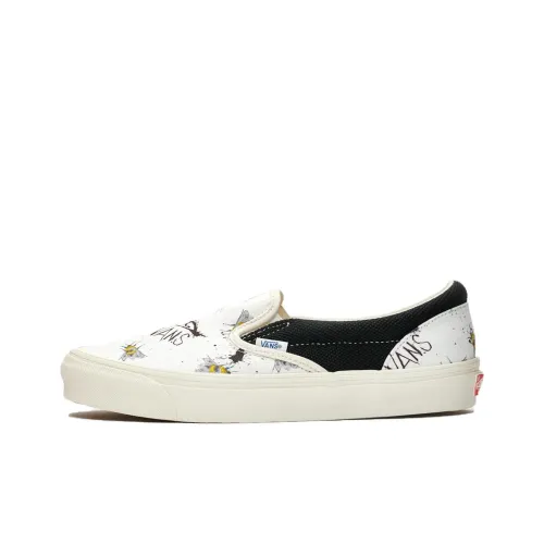 Vans Slip On Series OG Classic LX Low Top Shoes Unisex White Вансы Slip On Series OG Classic LX Low Top Shoes Унисекс Белый