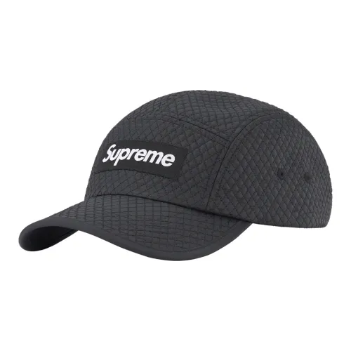 Supreme Полиэстер Кепки Унисекс Черный