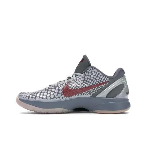 Nike Zoom Kobe 6 Lower Merion Aces Pennsylvania Старшая школа Амортизация Покрытие MID Топ Баскетбольные кроссовки Мужской Серый