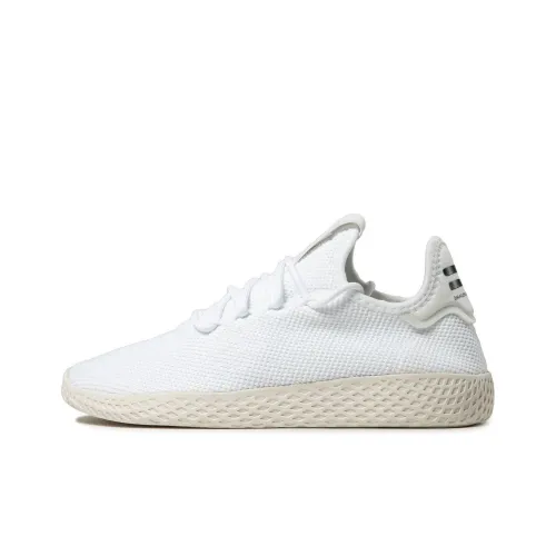 Adidas Originals Tennis Hu PW Anti-slip Lightweight Low-top Tennis Shoes Unisex White Adidas Originals Tennis Hu PW Anti-slip Легкий Низкий Топ Теннисные Кроссовки Унисекс Белый