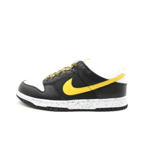 Nike Dunk Термический Slip-Resistant Низкий Топ Скейтбординг Кроссовки Мужские Черные