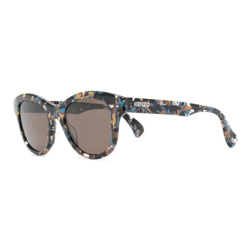 KENZO Ацетат OVAL SUNGLASSES Женские Черный
