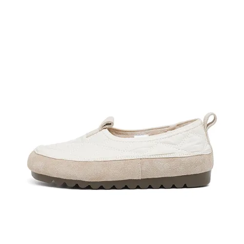 OULISASI Лоферы с резиновым покрытием Женские Бежевые