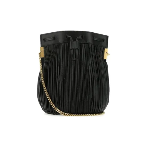 SAINT LAURENT Овчина TALITHA Сумка через плечо Сумка на плечо Женская Черная