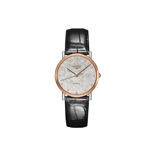 LONGINES Автоматический Механический Movement Женские Elegant Collection Часы 34,5 мм Серые