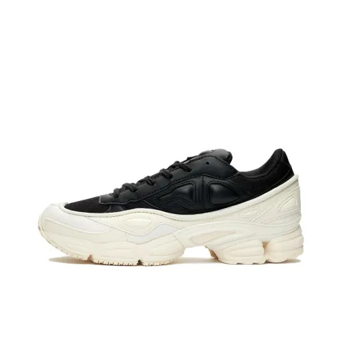 RAF SIMONS x Adidas Originals Ozweego Нескользящий Легкий Низкий Топ Повседневная Обувь Мужская Черный Белый