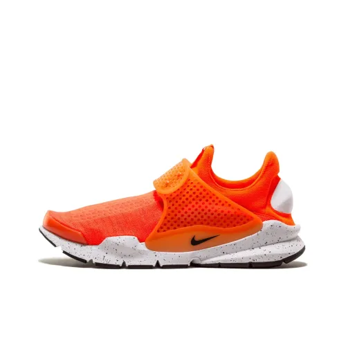 Nike Sock Dart Носки без низу Легкий Низкий Топ Повседневный Унисекс Оранжевый