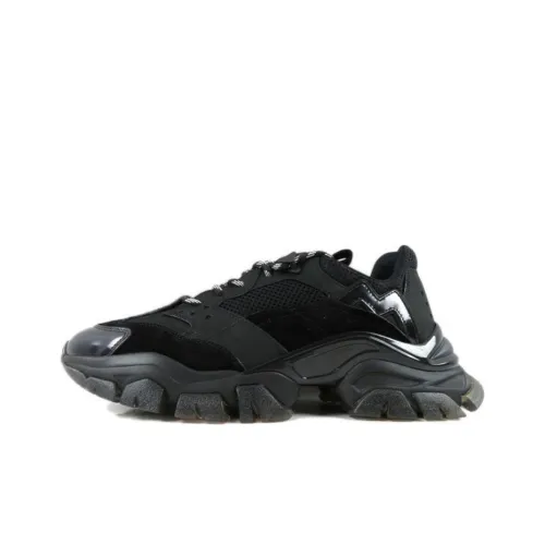 Moncler Низкий Топ Повседневная Обувь Женская Черная