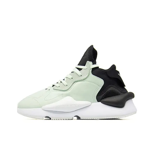 Y 3 Y 3 Kaiwa противоскользящий устойчивый к истиранию MID топ массивные кроссовки унисекс мятно-зеленый