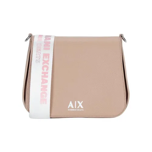 ARMANI EXCHANGE ПУ (полиуретан) Синтетическая кожа Сумка через плечо Средняя Женская Коричневая