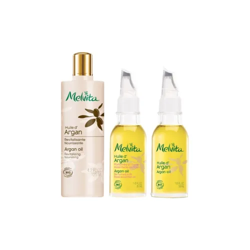 MELVITA Moroccan Орехи Наборы для ухода за телом Увлажняющий эффект 125 мл + 50 мл + 50 мл